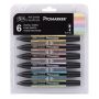 Zestaw Promarkerów Winsor&Newton, 6szt Pastel Tones - 5
